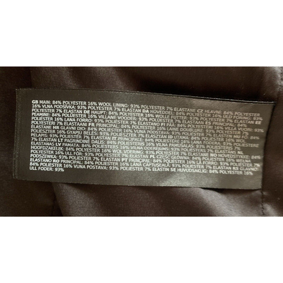 Ever New Melbourne Jacket Womens 12 Cottage Core Dark Plaid Double Breasted Coat - Picture 8 of 15